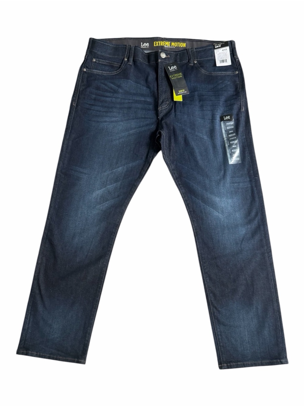 Lee Extreme Motion Slim Fit Straight Leg Jeans Size 42 NEW
